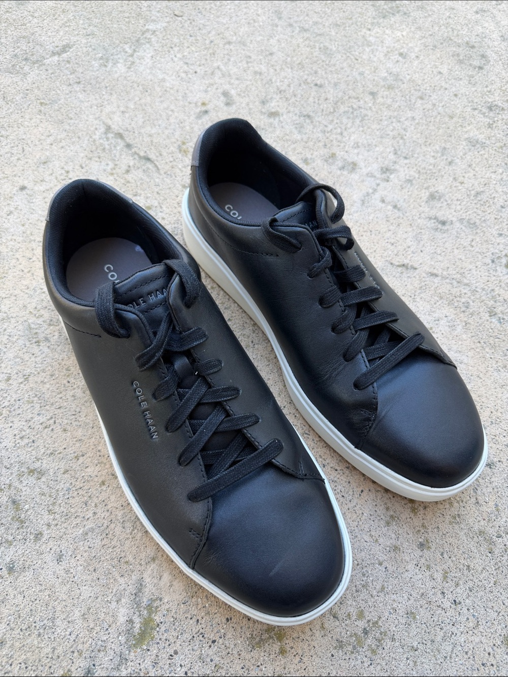 Cole Haan Grand Crosscourt Traveler Black Leather Sneaker Men's Size 12